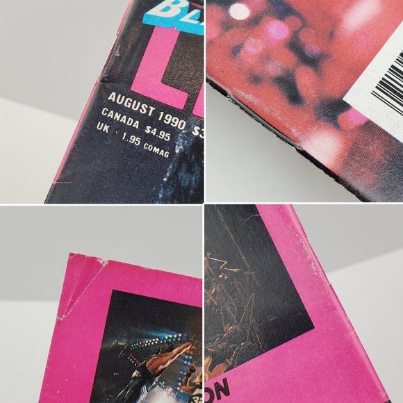 Blast! Live Metal Magazine Ashley Posters Aerosmith Motley Crue KISS Poison 1990 - Picture 8 of 10